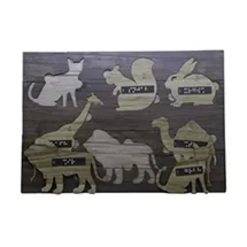 پازل معرفی حیوانات