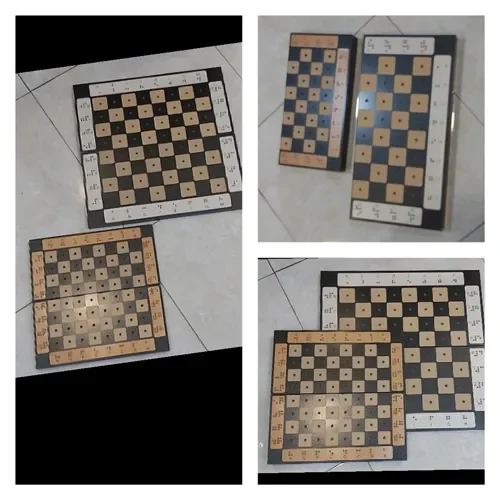 شطرنج 30 و 40 سانت تاشو صفحه چوبی copy